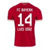 Bayern Munich Luis Diaz #14 Hjemmedrakt 2026-27 Kortermet Bayern Munich Luis Diaz #14 Hjemmedrakt 2026-27 Kortermet